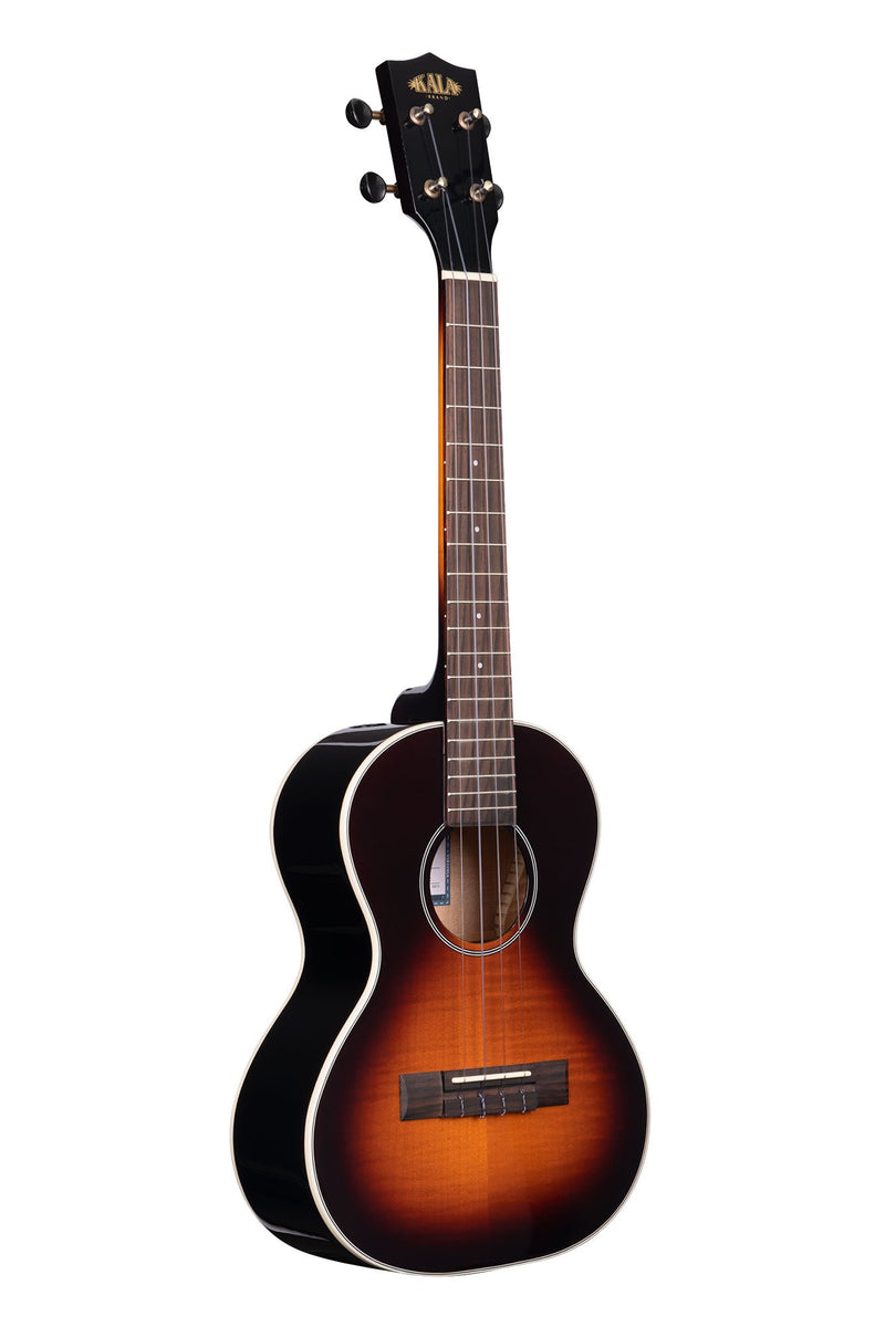 Kala KA-FMTB-T Gloss Flame Maple Tenor Ukulele (Tobacco Burst)