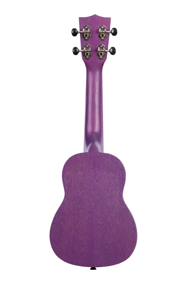 Kala KA-MRT-PUR-S Meranti Watercolor Soprano Ukulele (Royal Purple)