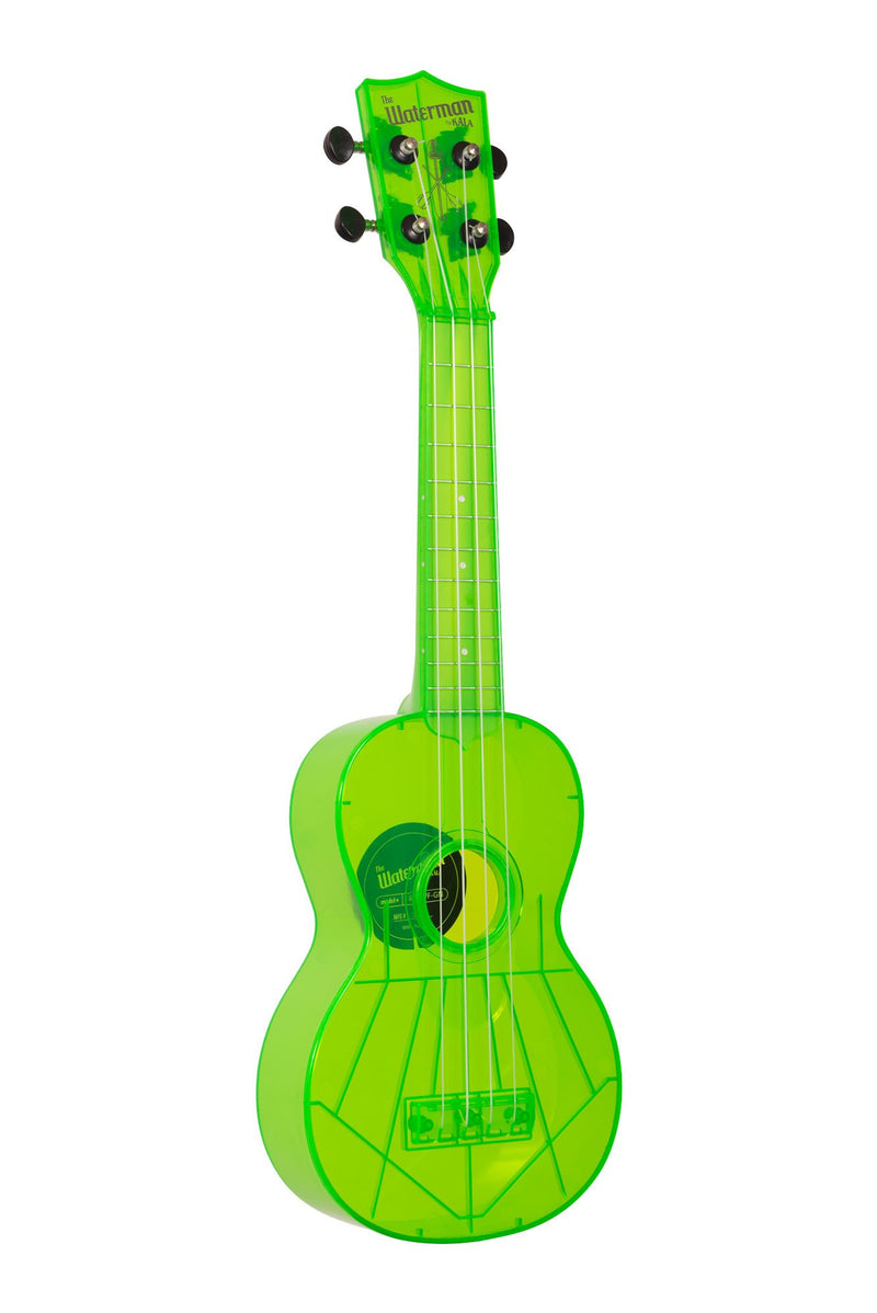 Kala KA-SWF-GN Waterman Soprano Ukulele (Fluorescent Sour Apple Green)