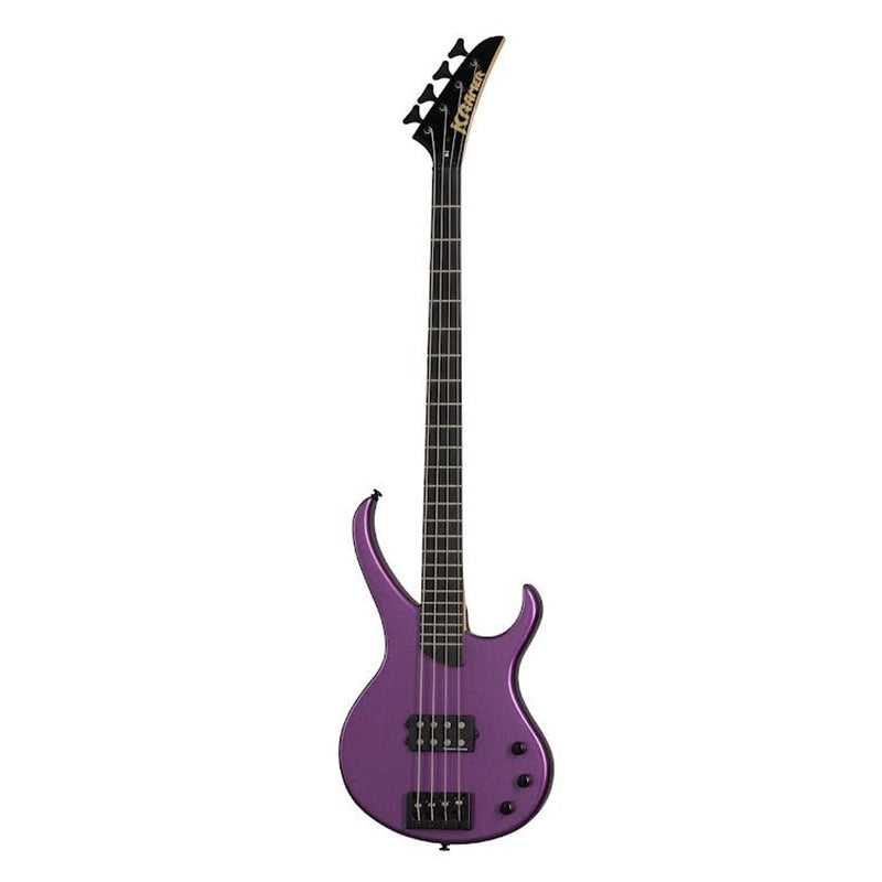 Kramer KD14TCPBH ​​Disciple D-1 Basse électrique avec des micros Seymour Duncan - Thundercracker Purple Metallic