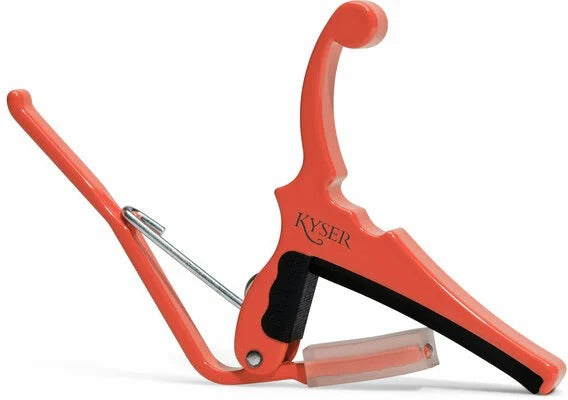 Kyser KGEFFRA Quick Change Electric Guitar Capo - Fiesta Red