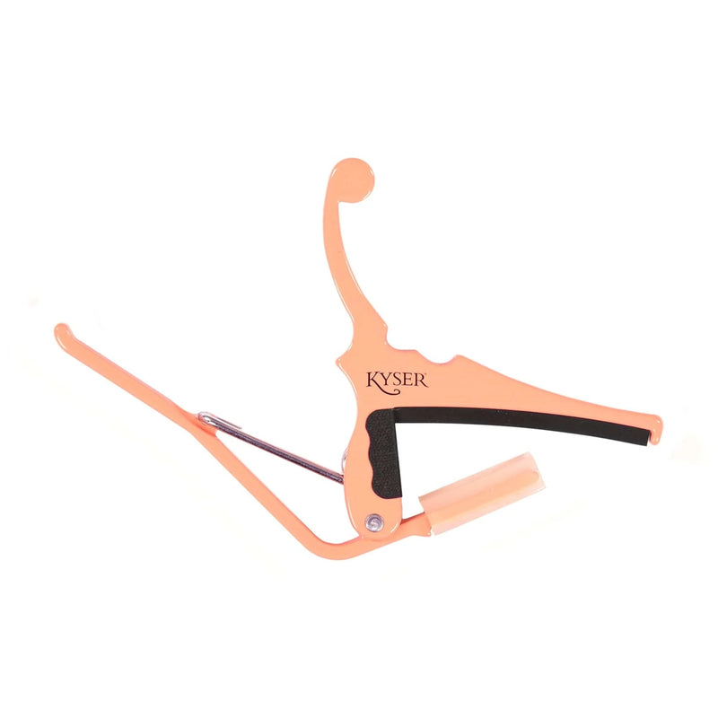 Kyser KGEFPPA Quick Change Electric Guitar Capo - Pacific Peach