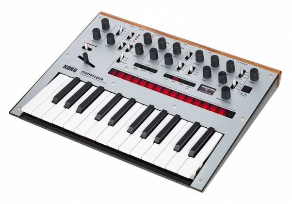 Korg MONOLOGUESV Mini synthétiseur monophonique (argent)