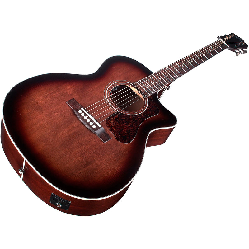 Guild OM-240CE Orchestra Acoustic-Electric Guitar - Charcoal Burst