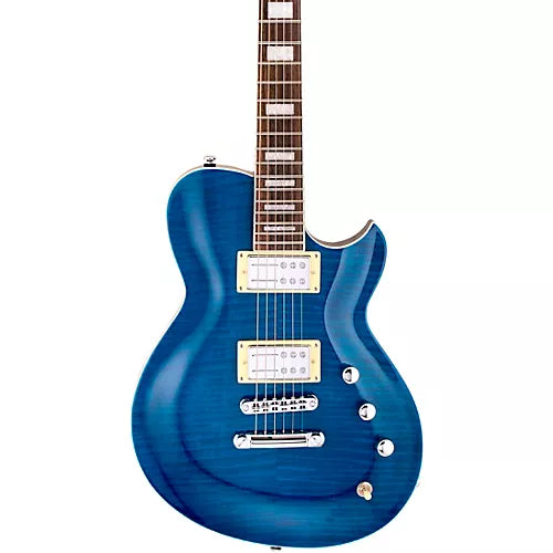 Guitare électrique Reverend Roundhouse RA (bleu transparent)