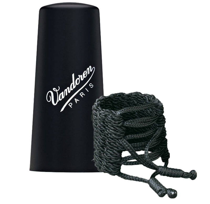 VANDOREN LC31P Klassik Ligature and Plastic Cap pour la clarinette BB avec 3 plaques de pression interchangeables