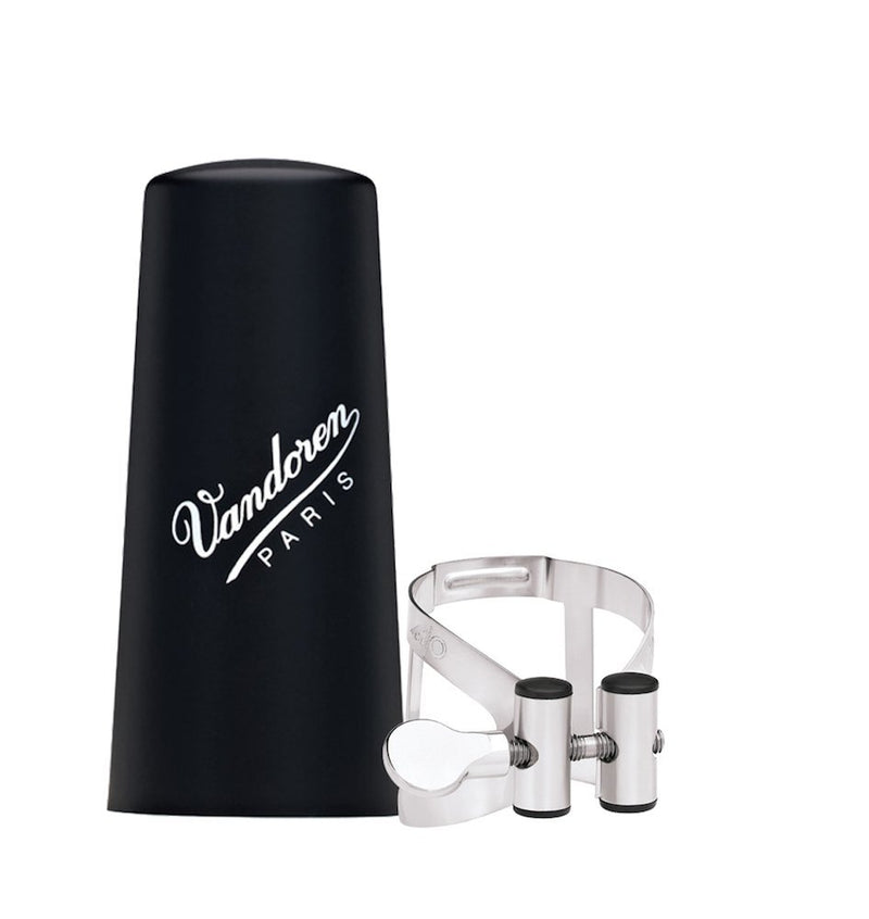 VANDOREN LC51PP M / O LIGATURE ET CAPLOS DE PLASTIQUE POUR BB CLARINET (Finishor en étain)