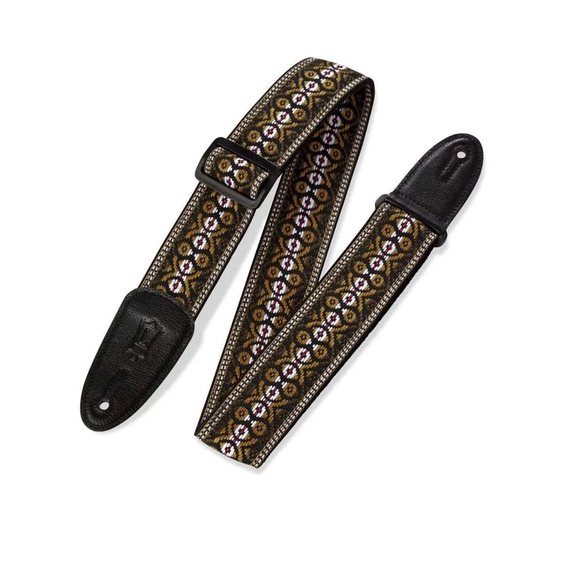 Levy’s M8HT-20 60s Hootenanny Guitar Strap - 2” (Brown)