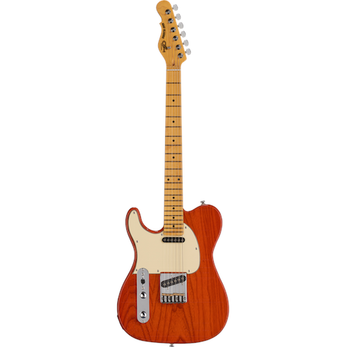G&L ASAT CLASSIC Lefty Clear Orange - Red One Music