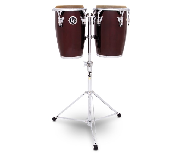 Latin Percussion LP-JRX-DW Junior Wood Conga Set (Wine Red)