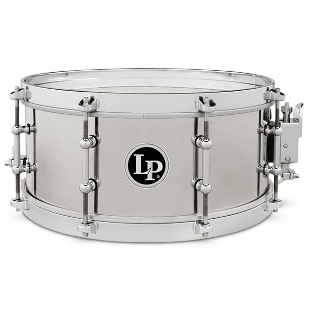 Latin Percussion LP5513-S Stainless Steel Salsa Snare - 5 1/2" X 13"
