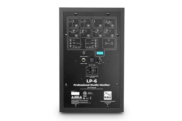 Kali Audio LP6V2 6,5 pouces Studio Monitor Single (noir)