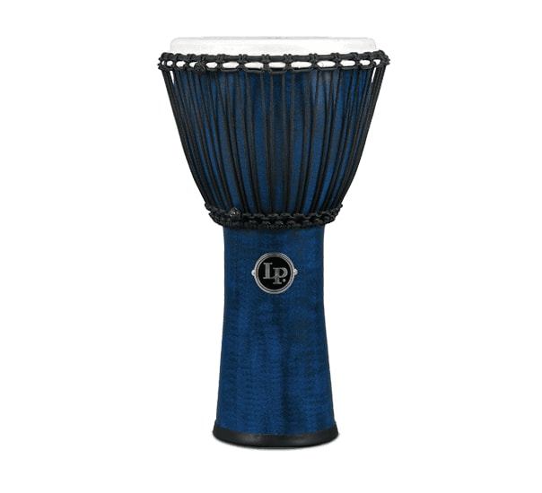 Latin Percussion LP724B World Beat FX Djembé accordé avec corde - 11" (Bleu)