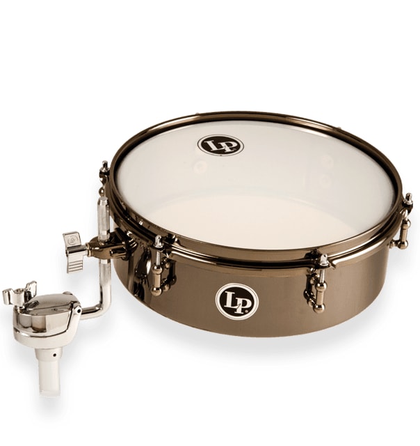 Latin Percussion LP812-BN Batterie Timbale en nickel noir