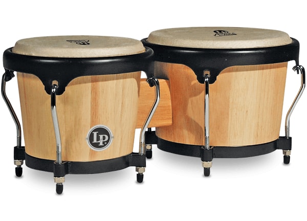 Latin Percussion LPA601-AW Aspire Series Wood Bongos (Natural)