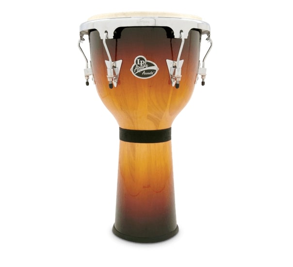 Latin Percussion LPA632-VSB Aspire Accents Wood Bowl-Shaped Djembe - 12.5" (Vintage Sunburst)