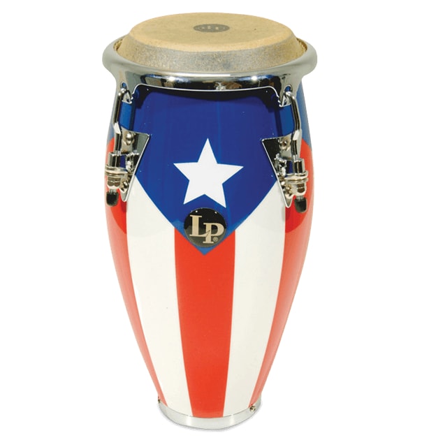 Latin Percussion LPM198-PR Music Collection Mini conga accordable du patrimoine portoricain