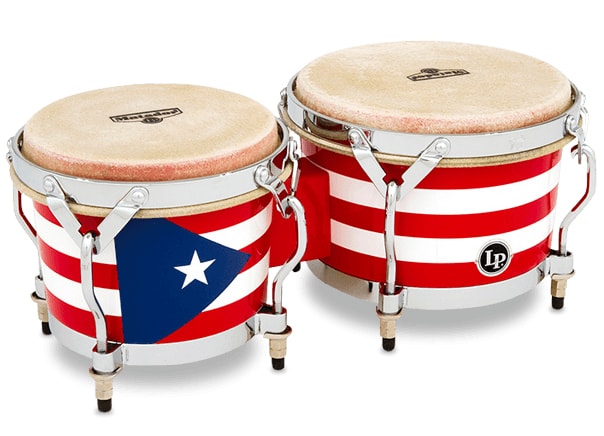 Latin Percussion LPM199-PR Music Collection Puerto Rican Mini Tunable Bongos