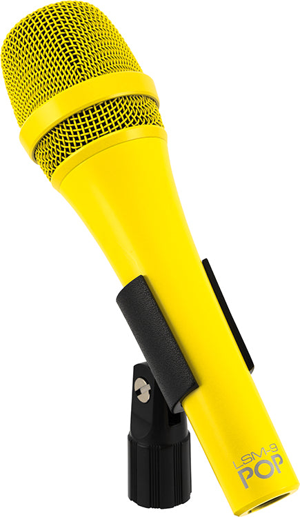 MXL LSM9POPYEL Premium Dynamic Vocal Microphone (Yellow)