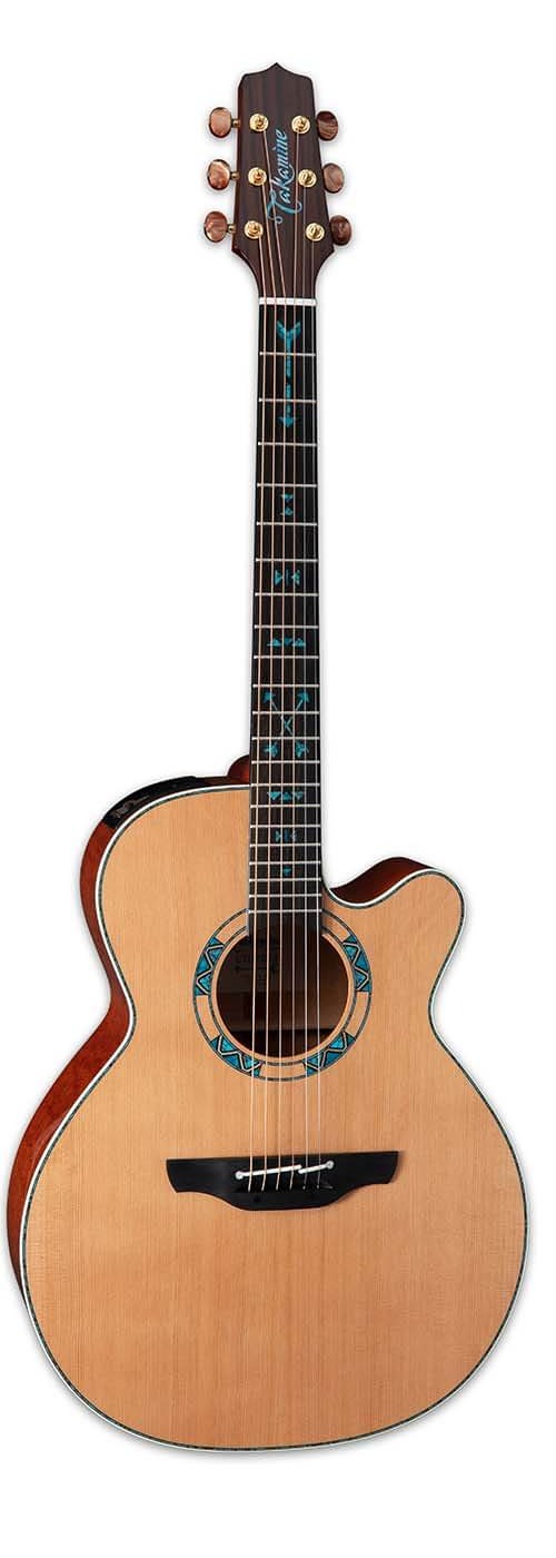 Takamine LTD2023 Limited Edition Acoustic / Electric Guitar With Case and Strap (Gloss Natural)
