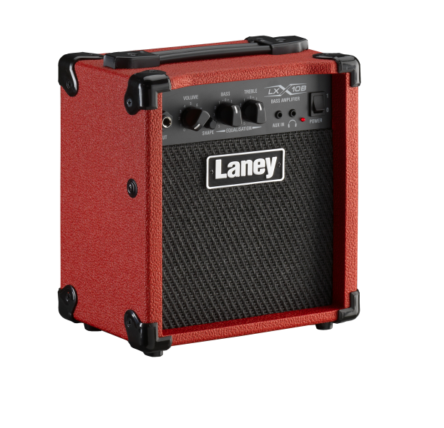 Ampli combo pour guitare basse Laney LX10B-RED série LXB 5" 10 W
