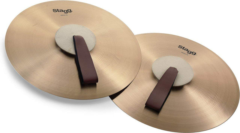 Stagg MASH16 Marching Cymbal - Red One Music
