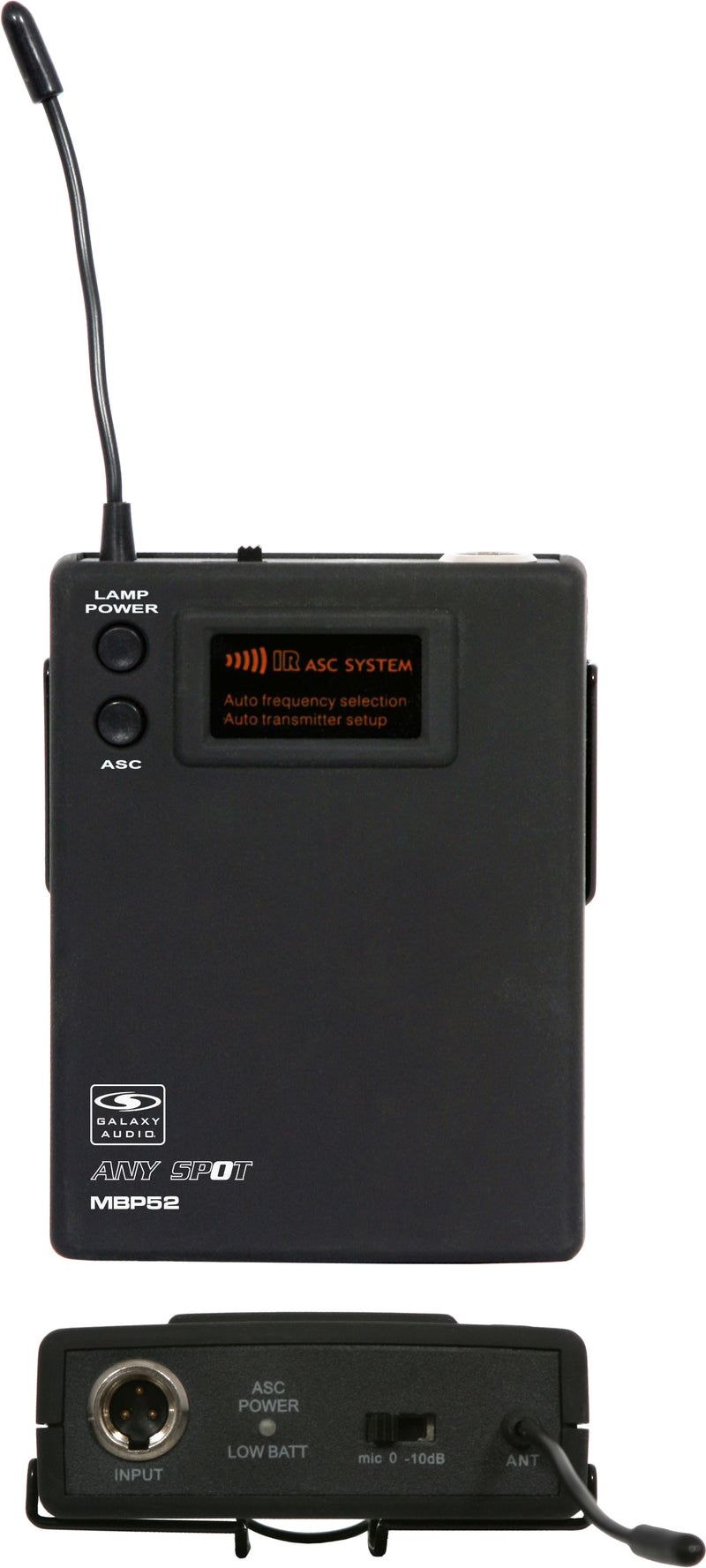 Galaxy Audio MBP52 Microphone sans fil pour systèmes PSE et ECM