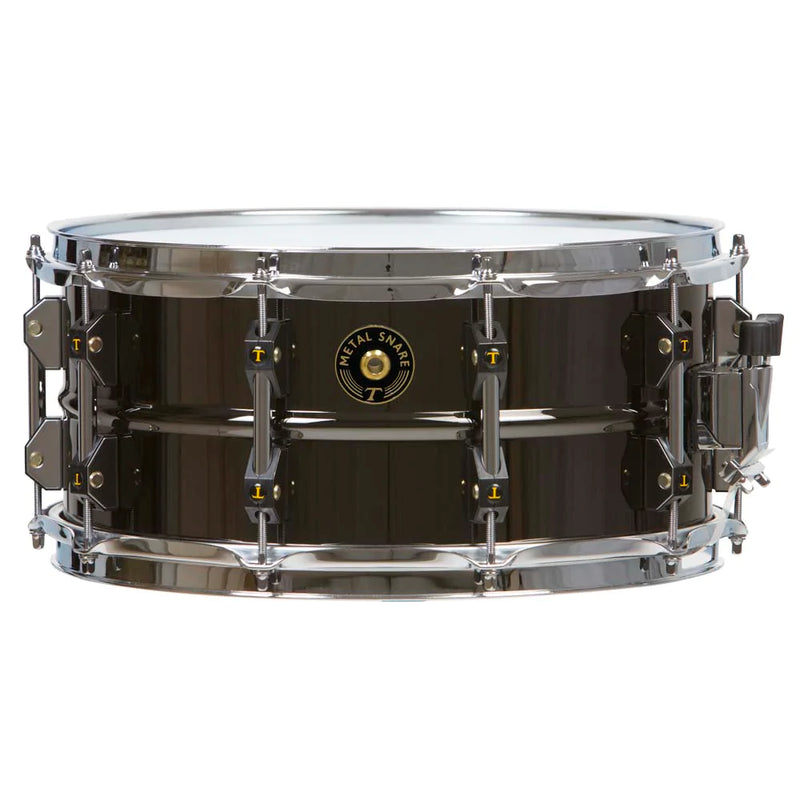 Tamburo TB SD1465BN-GX METAL Series Snare Drum (Steel Model Black Nickel) - 14" x 6.5"