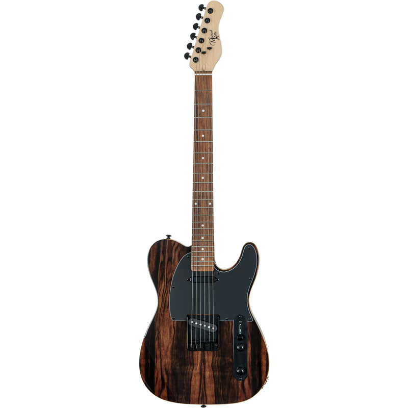 Michael Kelly MK50CSEPRT Custom Collection 50 S/S Pau Ferro Guitare électrique à touche - Ébène rayé