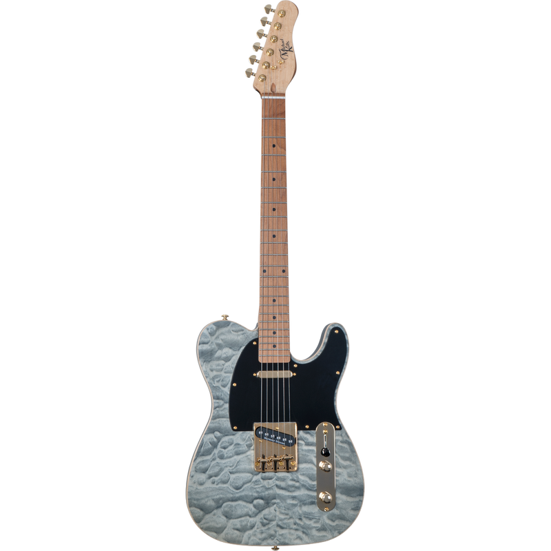 Michael Kelly MK50MBWMSN Mod Shop 50 Seymour Duncan S/S Guitare électrique avec touche en érable - Black Wash