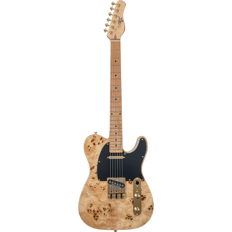 Michael Kelly MK50MNBMSN Mod Shop 50 Seymour Duncan S/S Guitare électrique avec touche en érable - Loupe naturelle