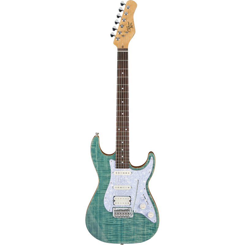 Michael Kelly MK63SBJERB 1963 H/S/S Ebony Fretboard Electric Guitar - Blue Jean Wash