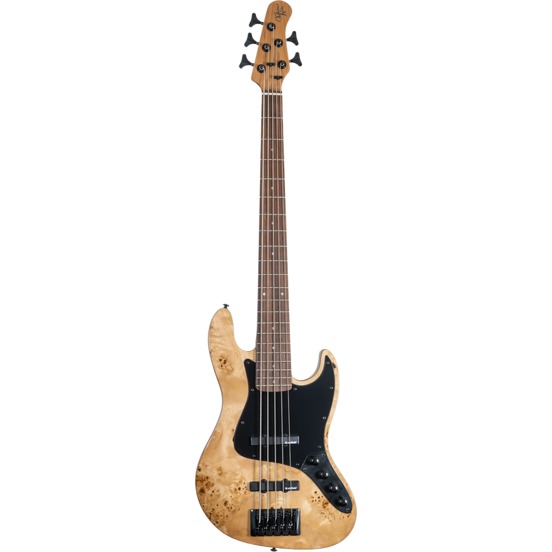 Michael Kelly MKE5CBEPRU Custom Collection Element 5R Electric Bass - Burl