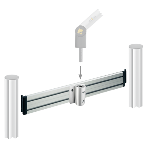 Yellowtec YT3290 m!ka System Pole S Point de fixation horizontal - Petit 31,5"