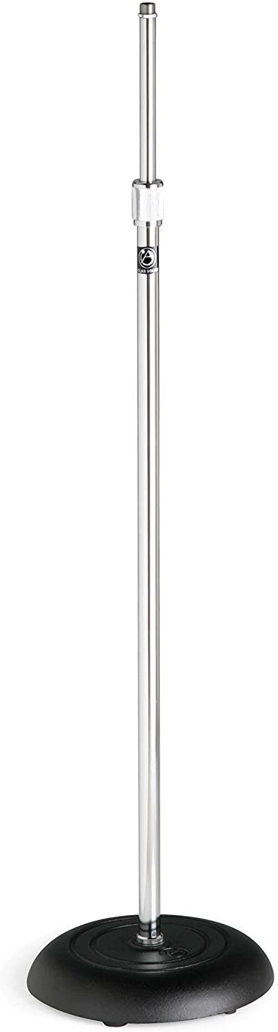 Shure MS-10C - Pied de microphone à base ronde série Leader Stand (Chrome)