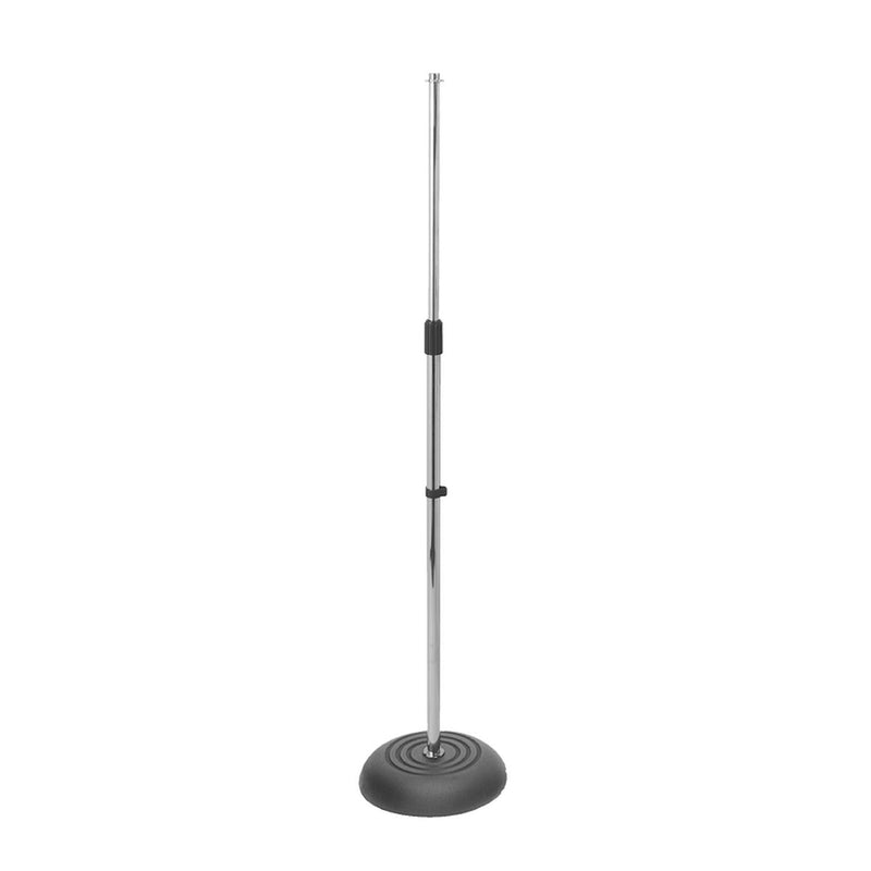 On-Stage MS7201C Round Base Mic Stand - Chrome