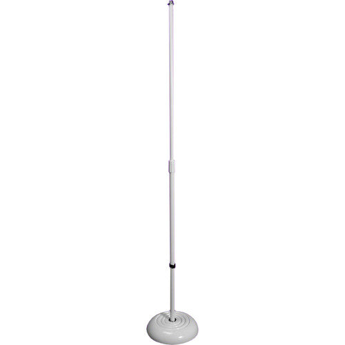 Stands sur étape MS7201W Round Base Mic Stand - blanc