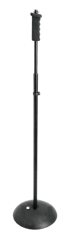 On-Stage MS7255PG Dome Base Microphone Stand with Foot Pedal and Pistol Grip