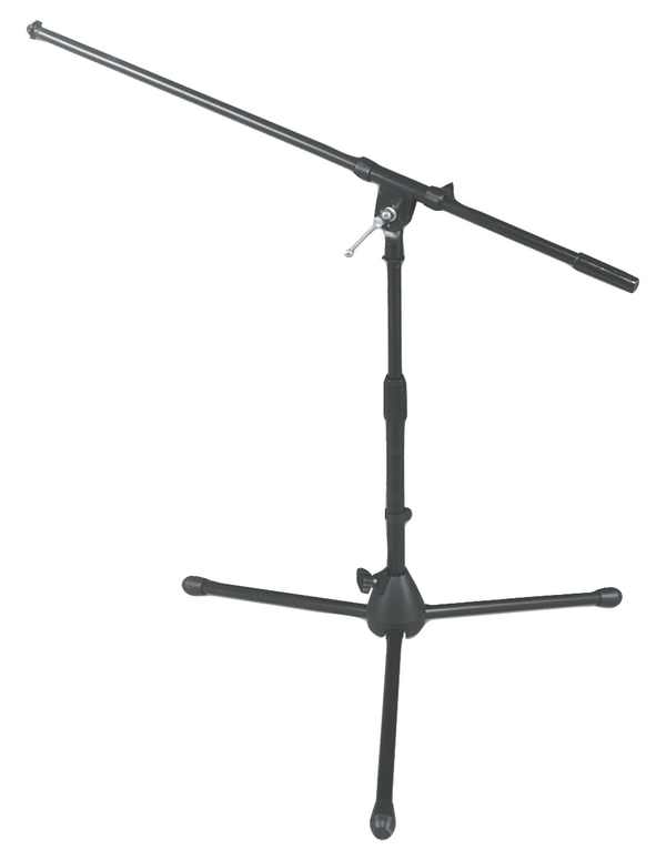 On-Stage MS7411B Support de perche de microphone télescopique pour tambour et amplificateur - Longueur de la flèche : 32" (Noir)
