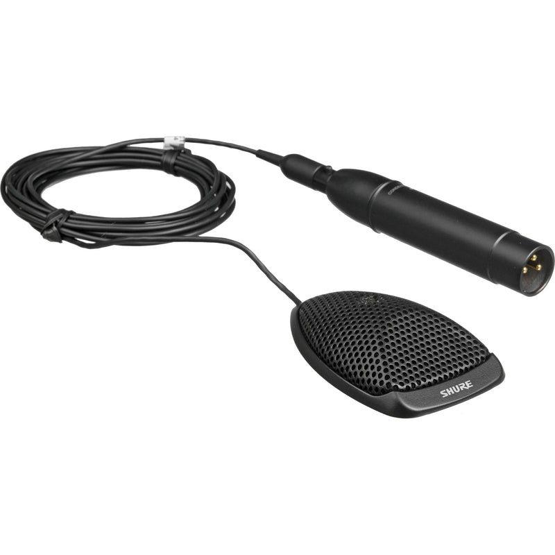 Shure MX391/O Microflex Microphone de surface omnidirectionnel (noir)