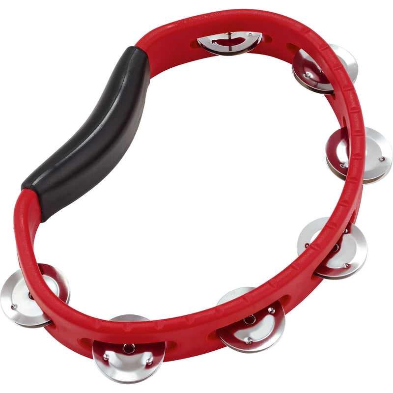 Meinl HTR Hand Tambourine Stainless 1 Row - Red