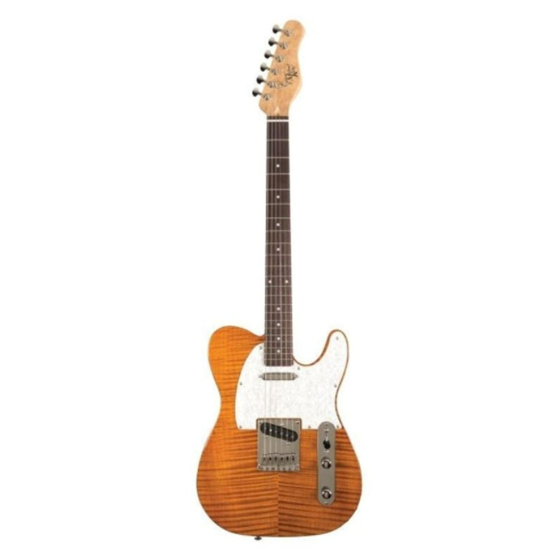 Michael Kelly MK50EAMPRO Enlightened Classic 50 S/S Pau Ferro Fretboard Electric Guitar - Amber