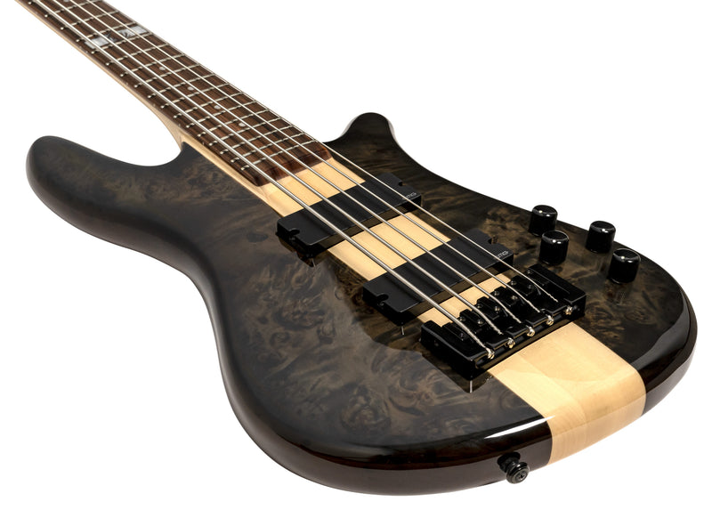 Spector NS2000BRIGGSPOP Dan Briggs - Electric Bass with EMG Humbuckers - Walnut Stain Wings Natural Gloss