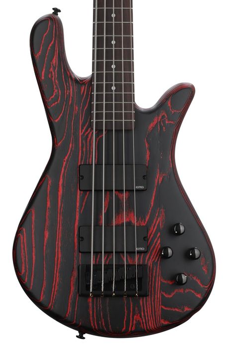 Spector NSPULSE5CINDER NS Pulse 5 - 5 String Electric Bass with Active Preamp - Cinder Red (Limited Edition)