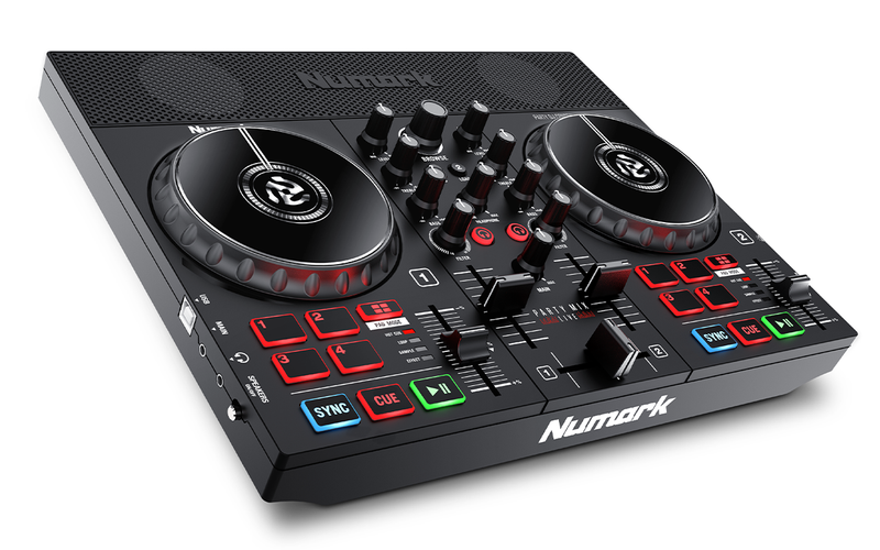Numark PARTY MIX LIVE DJ Controller w/ Built-In Light Show & Speaker