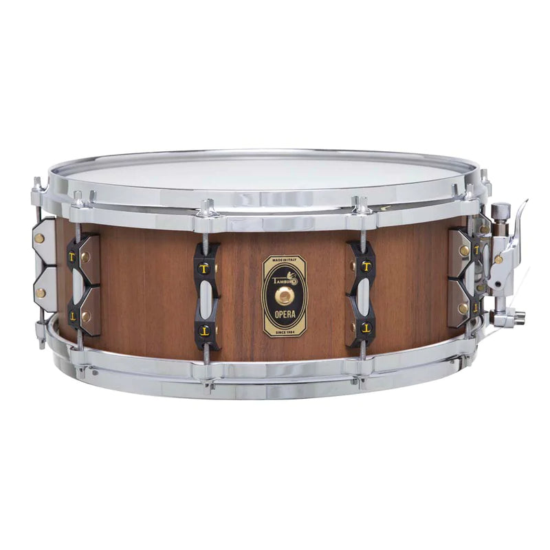 Tamburo TB OPSD1455NS OPERA Series Stave-Wood Snare Drum (Walnut) - 14" x 5.5"