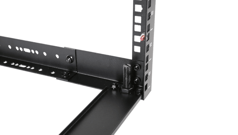 Caymon OPR306A/B 19" Depth Adjustable Open Frame Rack For 6 Units