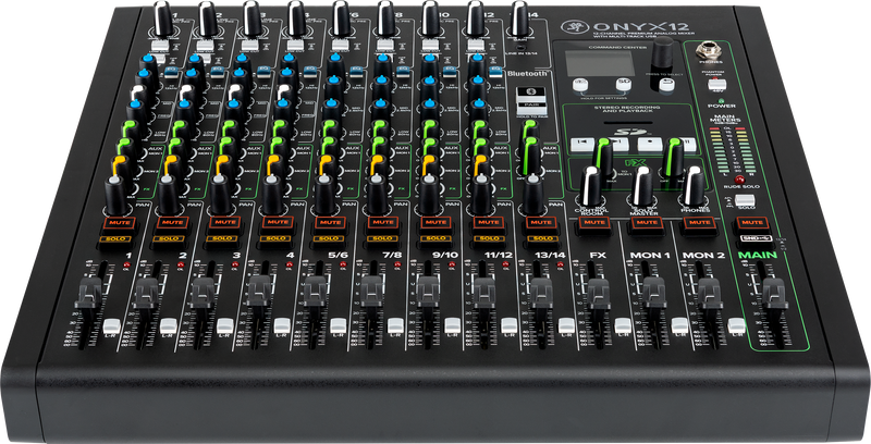 Mackie ONYX 12 Table de mixage analogique haut de gamme 12 canaux avec USB multipiste