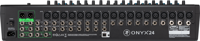 Mackie ONYX24 24-Channel Premium Analog Mixer With Multitrack USB