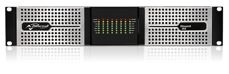 Powersoft OTTOCANALI 4K4 8-Channel Power Amplifier for mid to large-scale installs - Red One Music